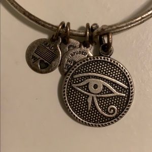 Alex and ani energy Egyptian eye bracelet silver